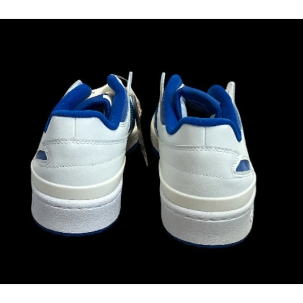 Size 10 - Adidas Forum CL Low White Royal Blue